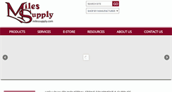 Desktop Screenshot of milessupply.com
